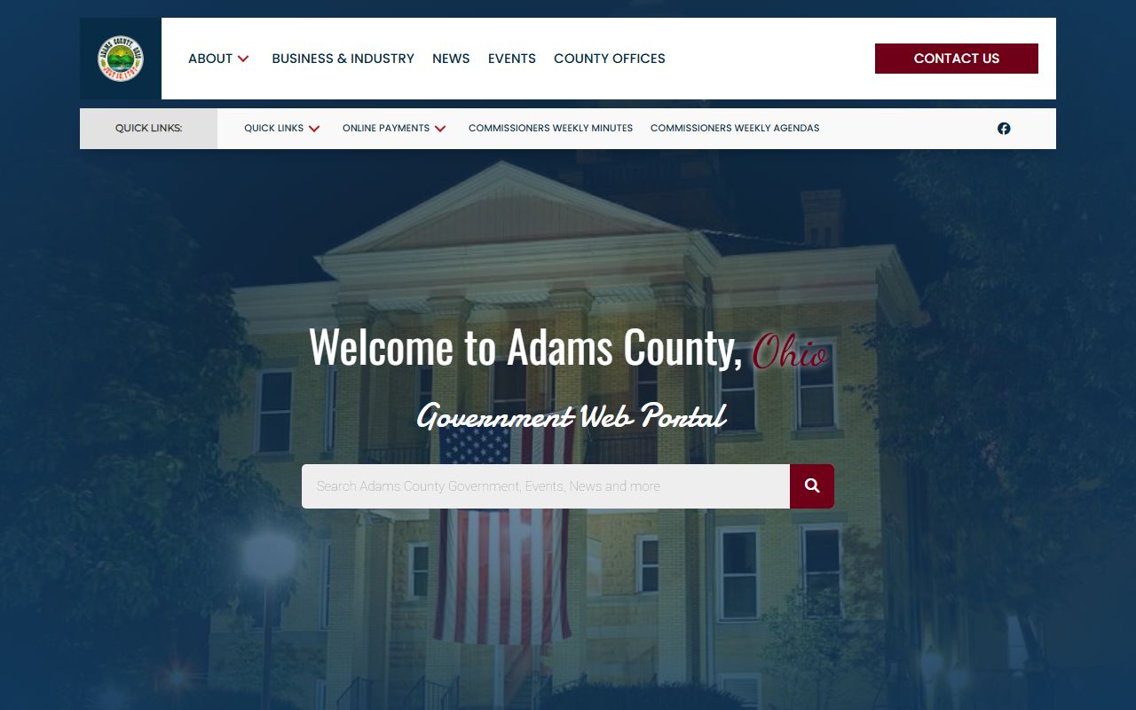 Adams County booking reports government website