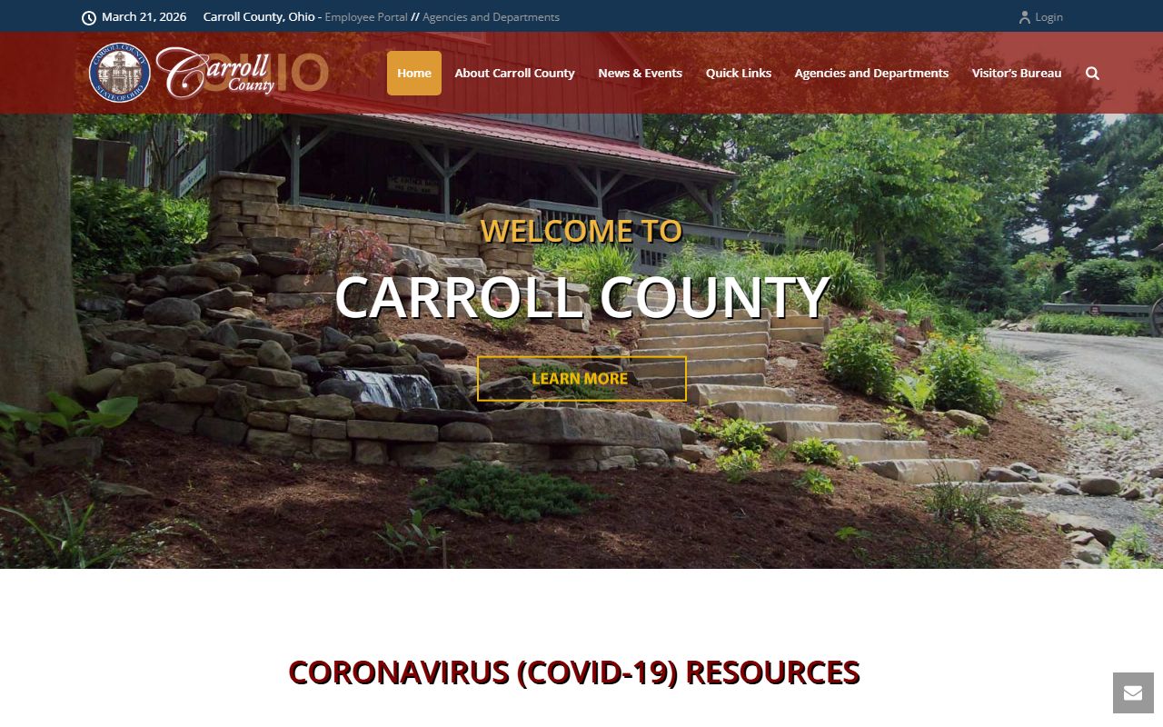 Carroll County booking reports government website