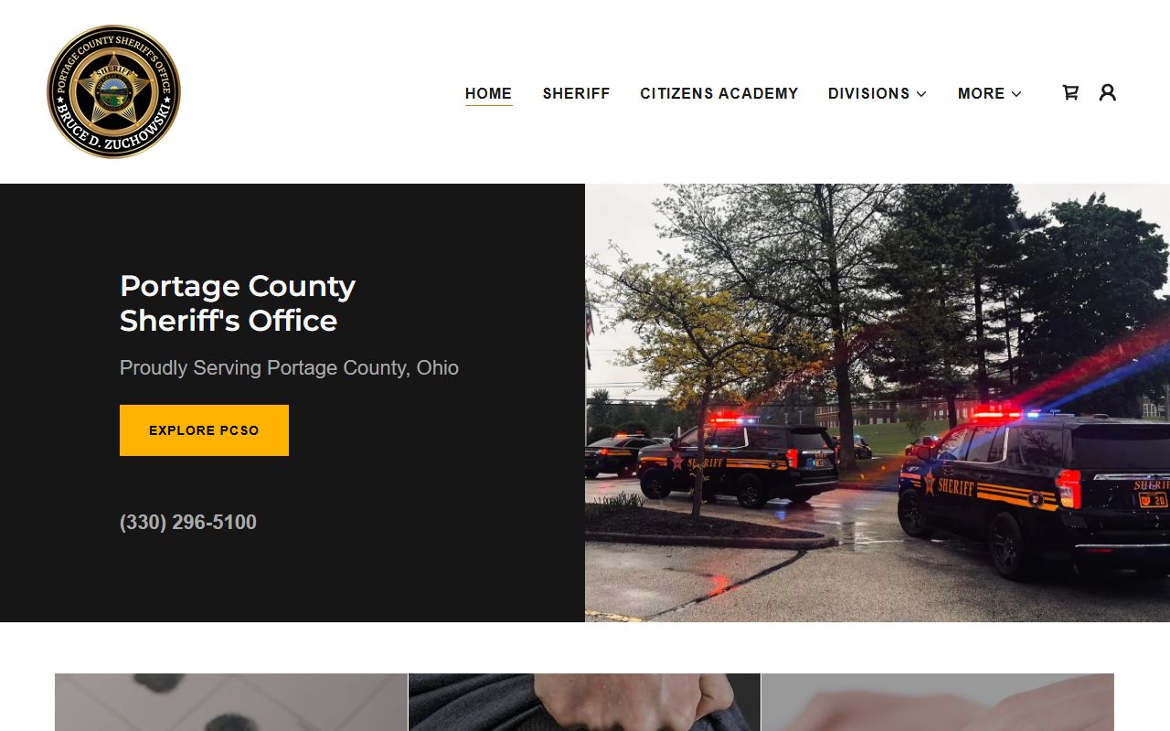 Portage County booking reports sheriff's office website