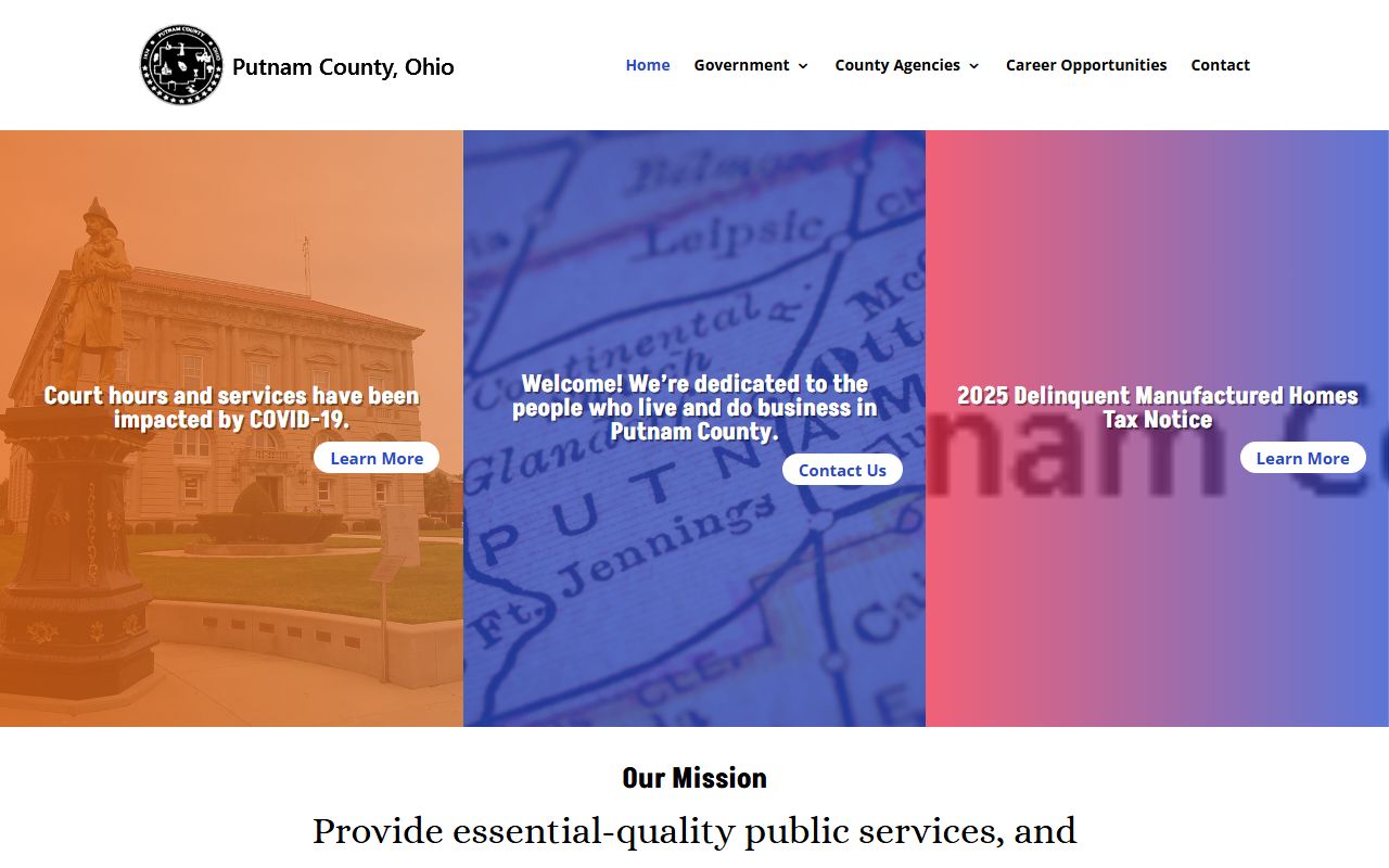 Putnam County booking reports county government website