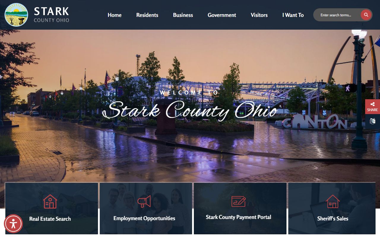 Stark County booking reports government website