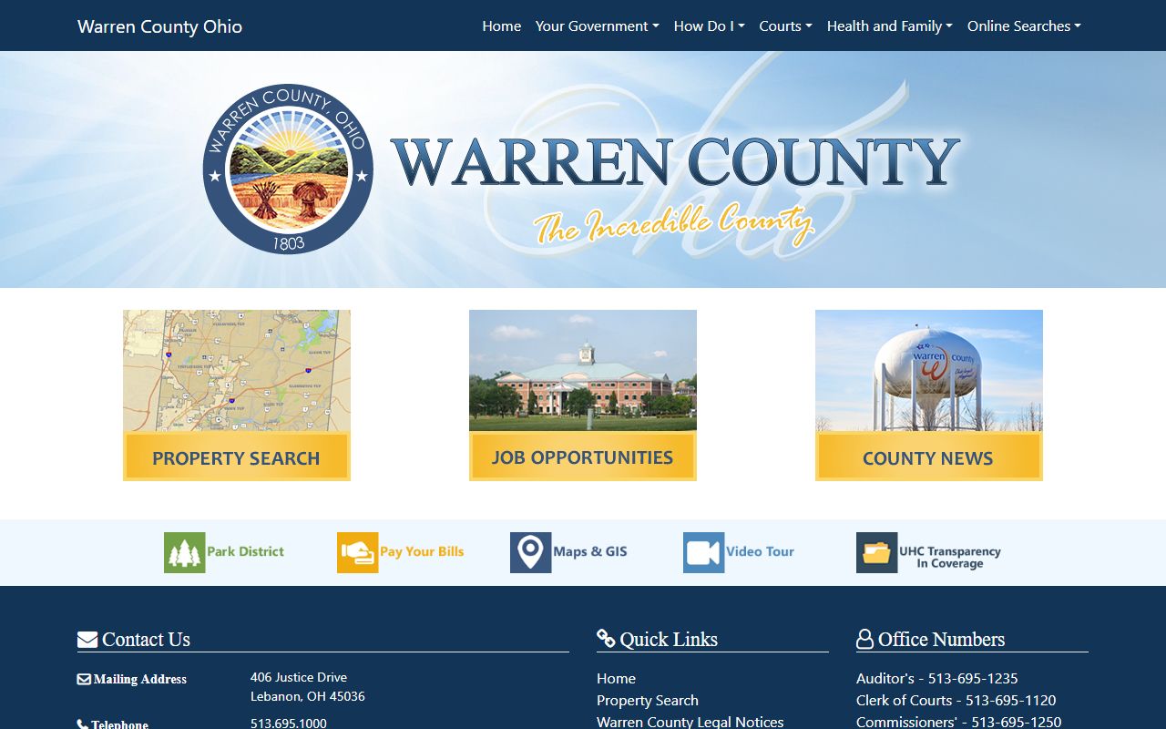 Warren County booking reports county government website