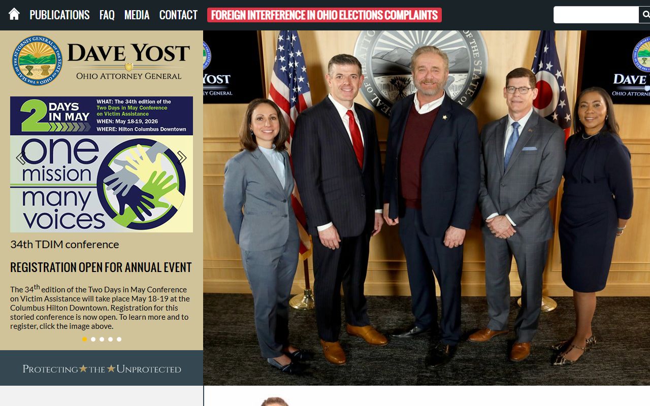 Ohio booking reports Attorney General public records